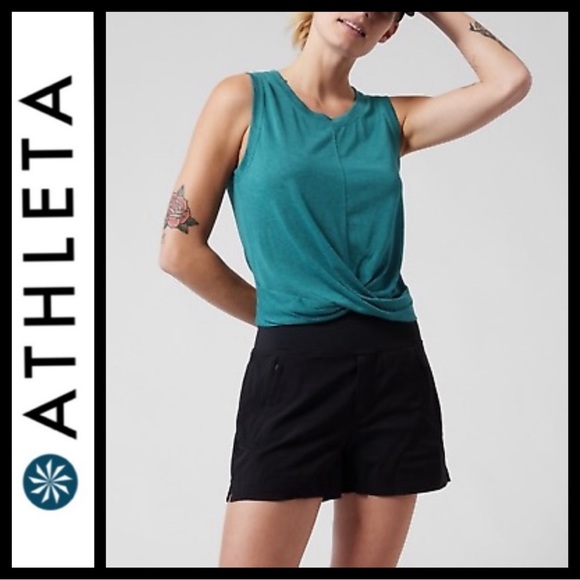 Athleta Twist Top Tank in Borealis Green - Picture 1 of 6